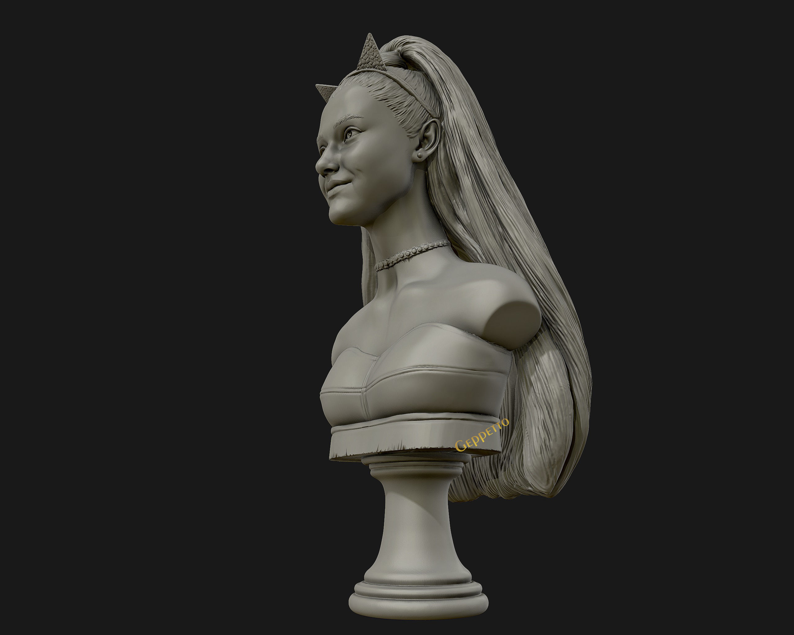 Ariana Grande sculpture Ready to 3D print 3D print model_38
