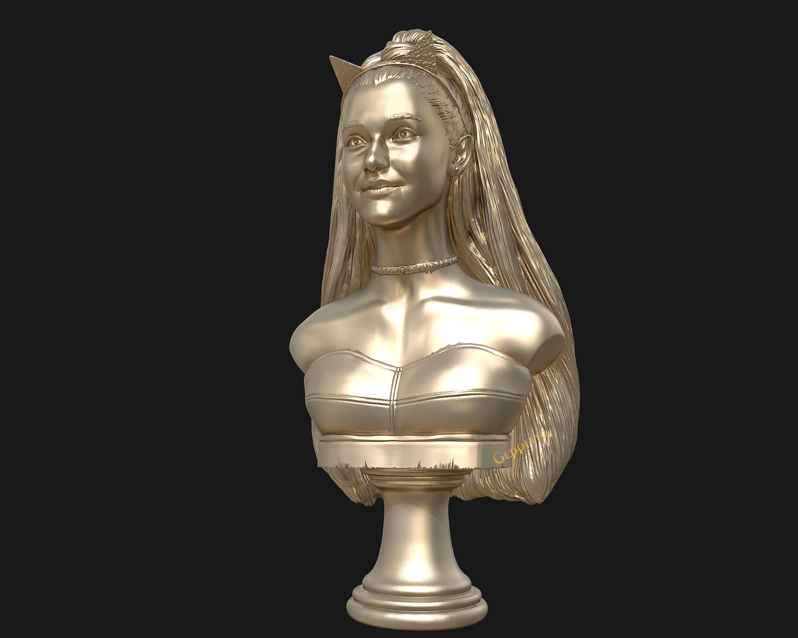 Ariana Grande sculpture Ready to 3D print 3D print model_16