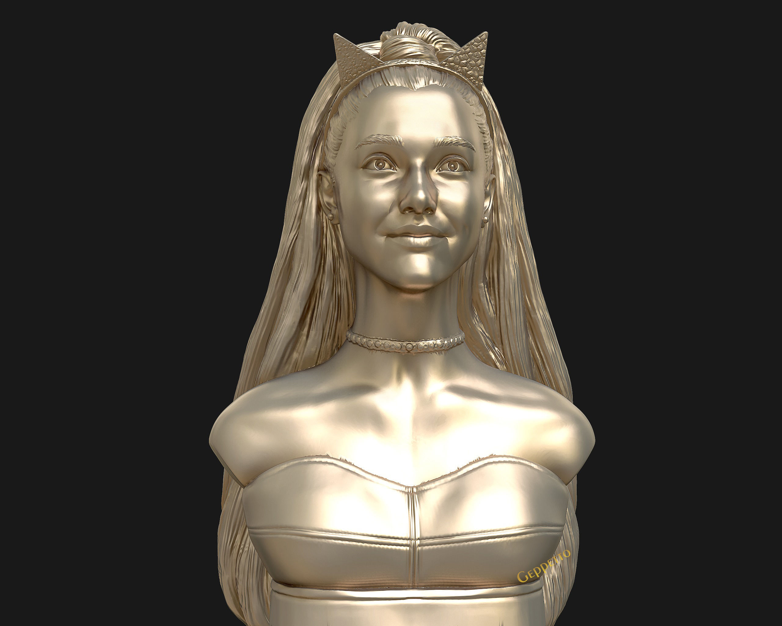 Ariana Grande sculpture Ready to 3D print 3D print model_29