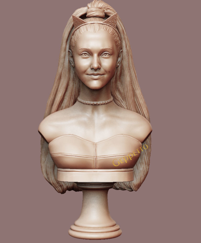 Ariana Grande sculpture Ready to 3D print 3D print model_1