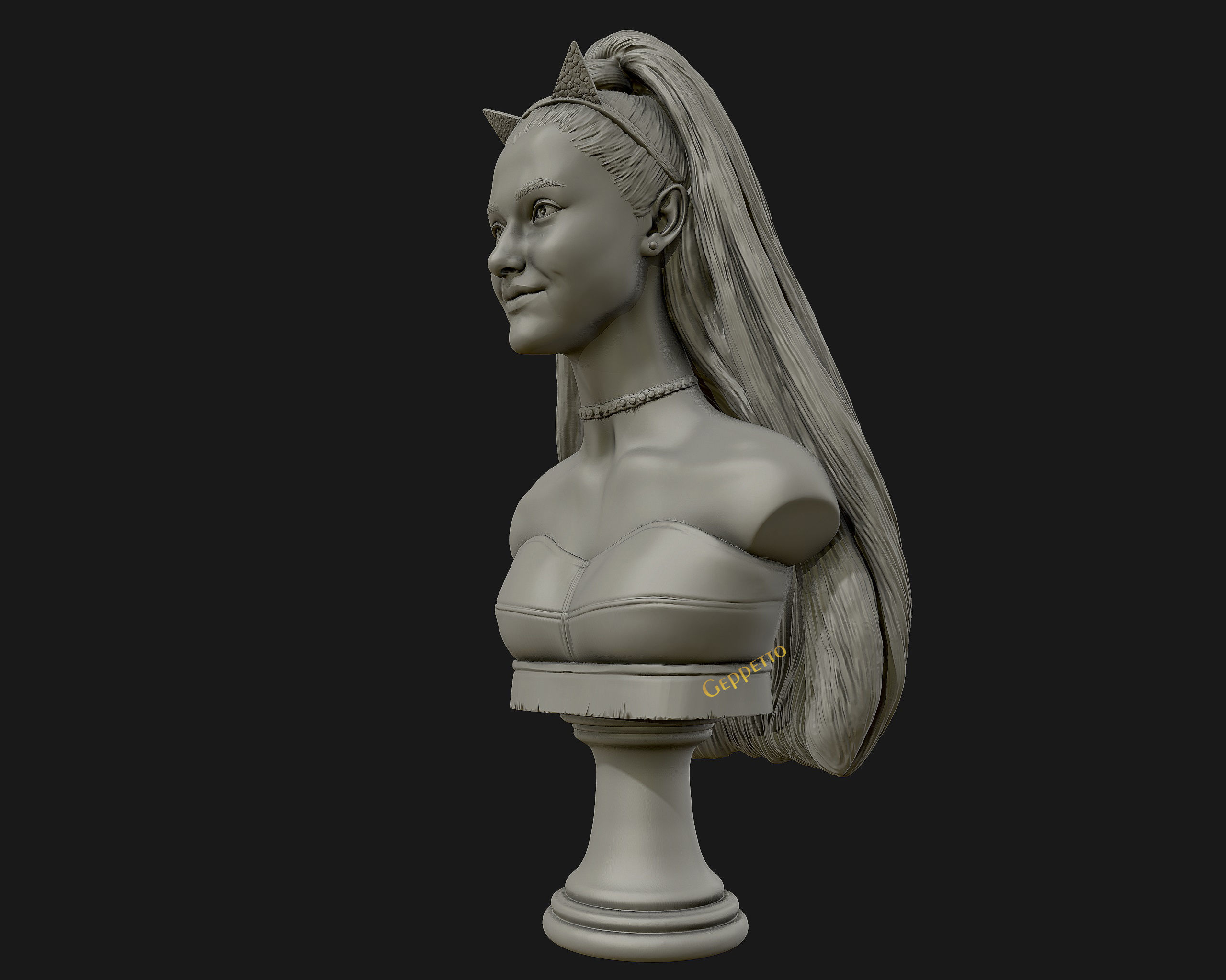 Ariana Grande sculpture Ready to 3D print 3D print model_37