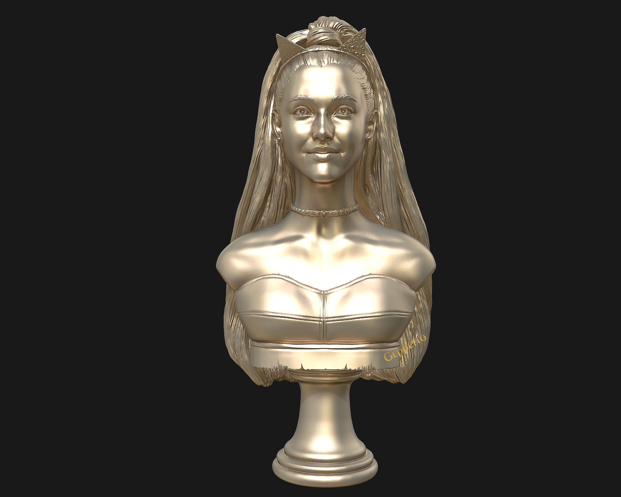 Ariana Grande sculpture Ready to 3D print 3D print model_14