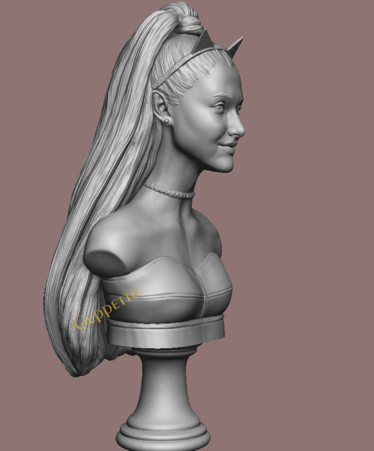 Ariana Grande sculpture Ready to 3D print 3D print model_7