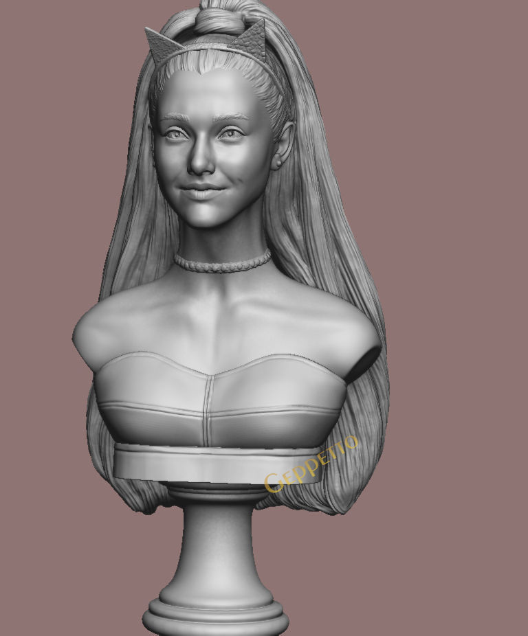 Ariana Grande sculpture Ready to 3D print 3D print model_5