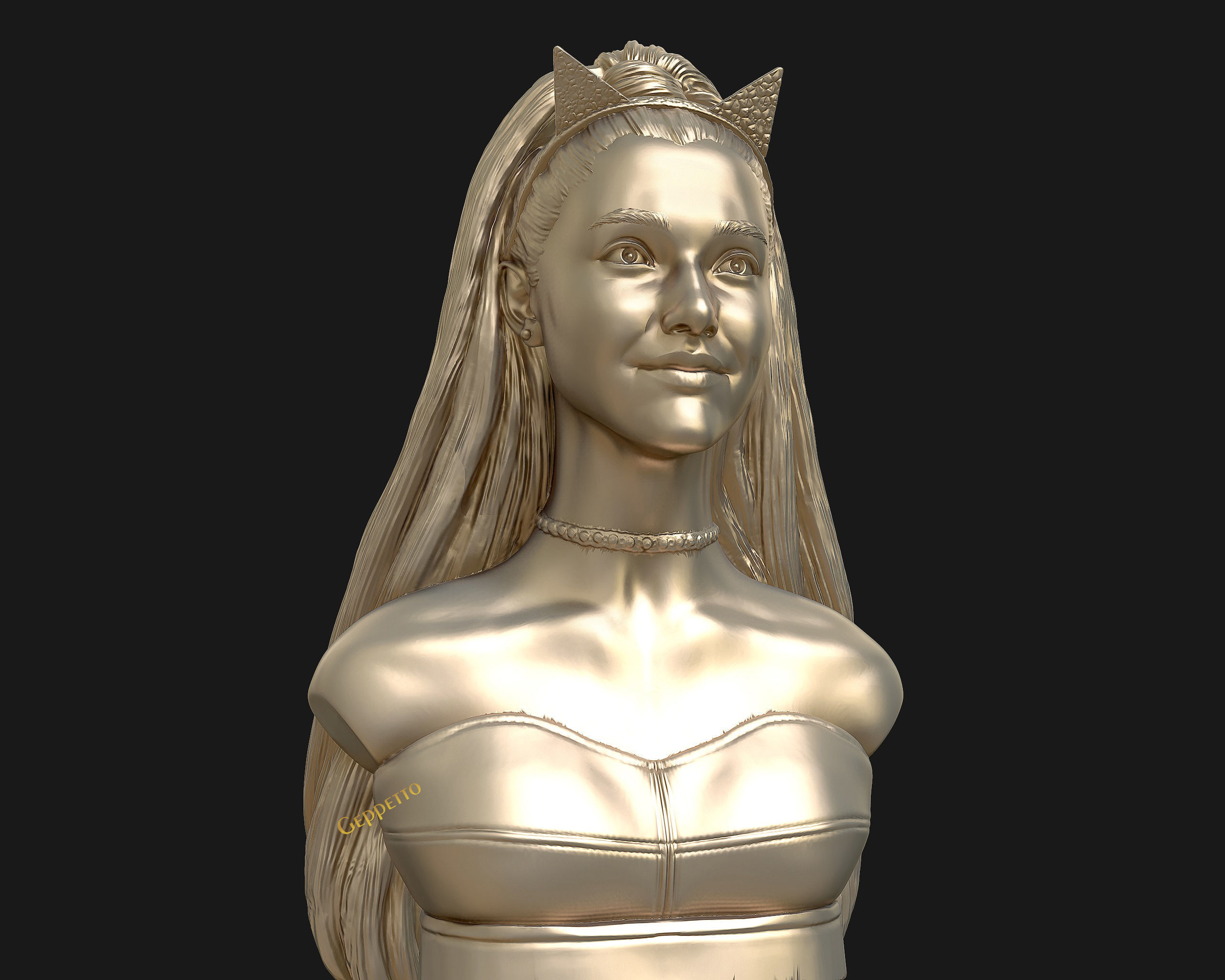 Ariana Grande sculpture Ready to 3D print 3D print model_31