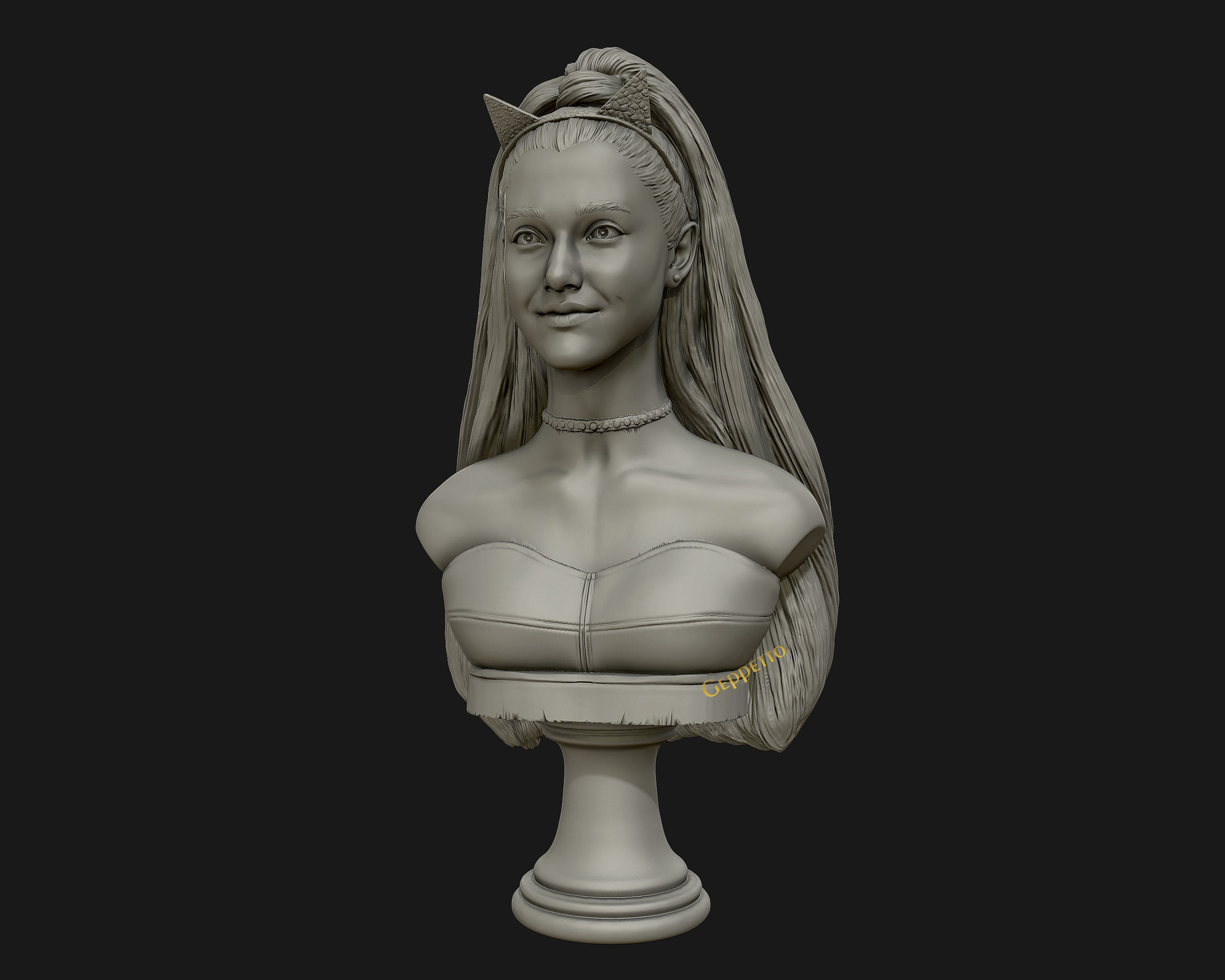Ariana Grande sculpture Ready to 3D print 3D print model_30