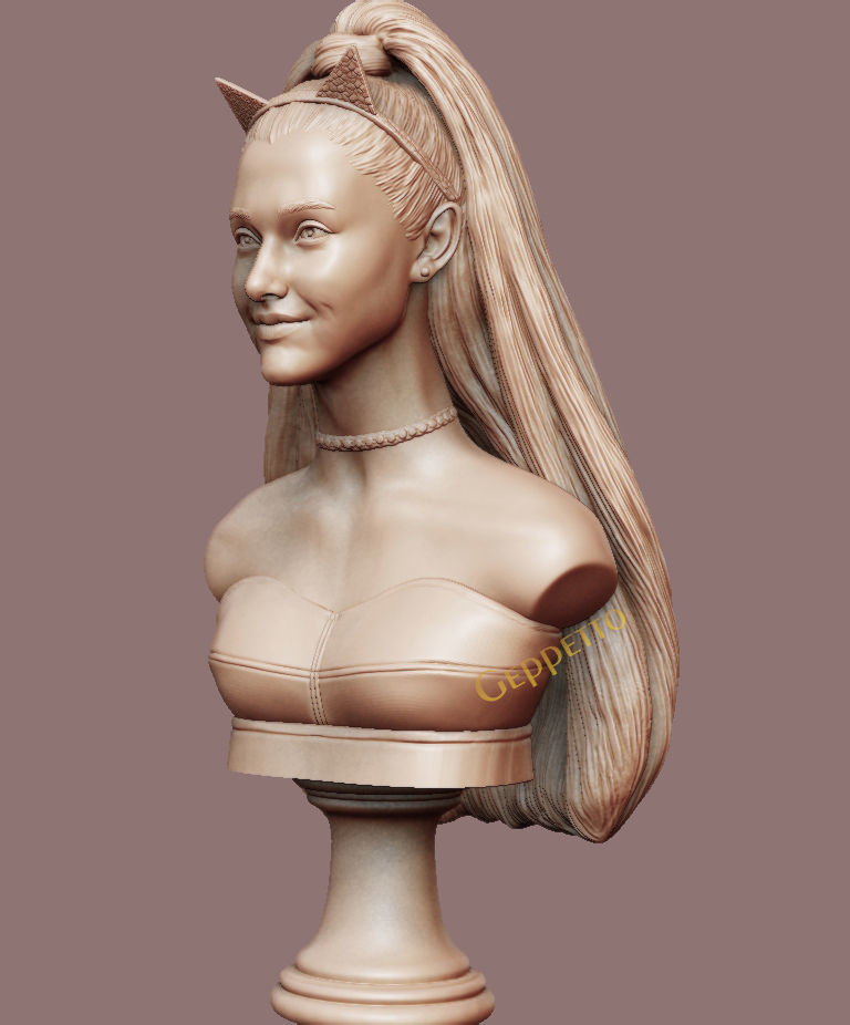 Ariana Grande sculpture Ready to 3D print 3D print model_2