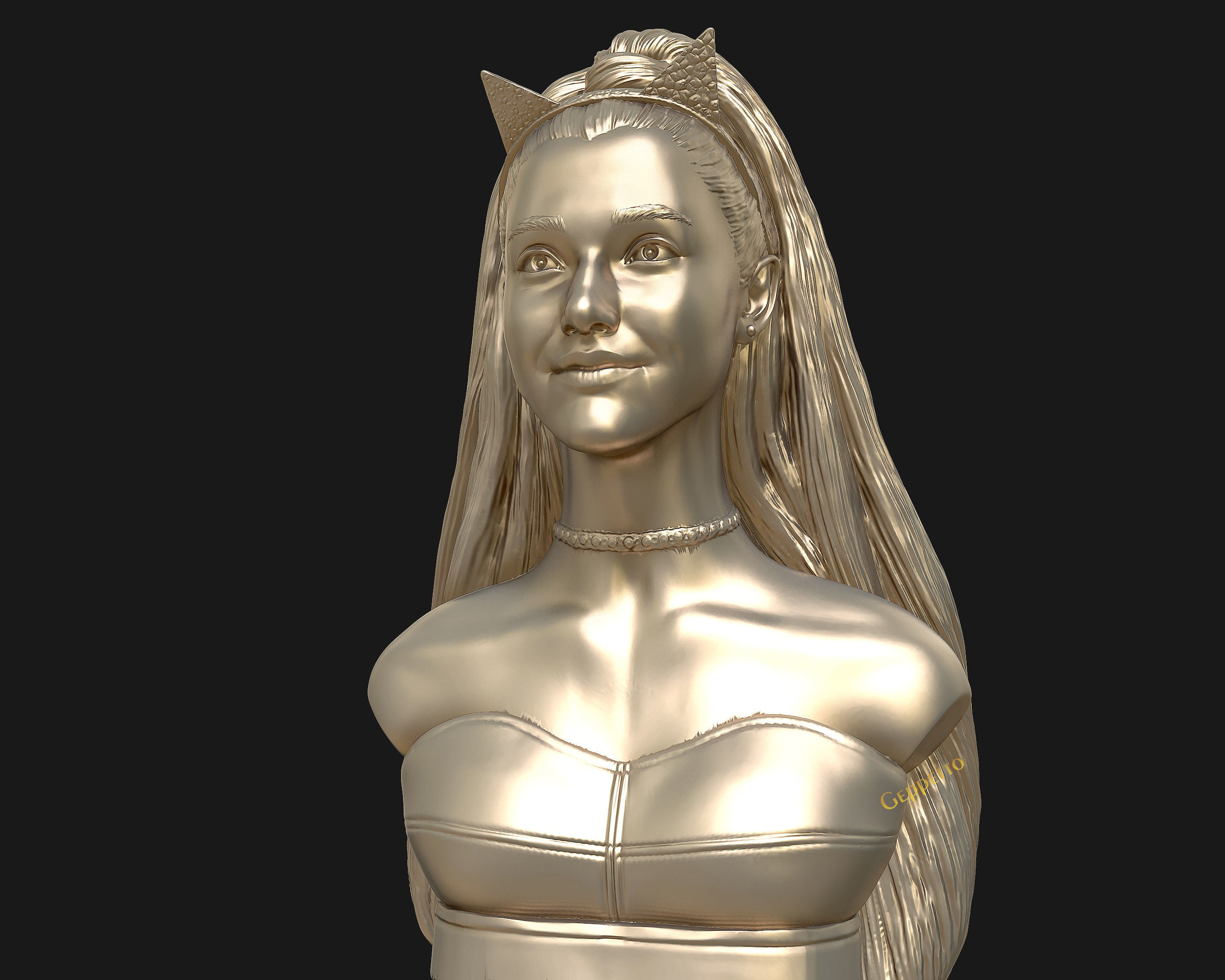 Ariana Grande sculpture Ready to 3D print 3D print model_27
