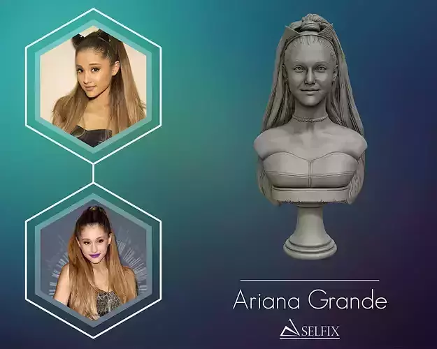 Ariana Grande sculpture Ready to 3D print 3D print model