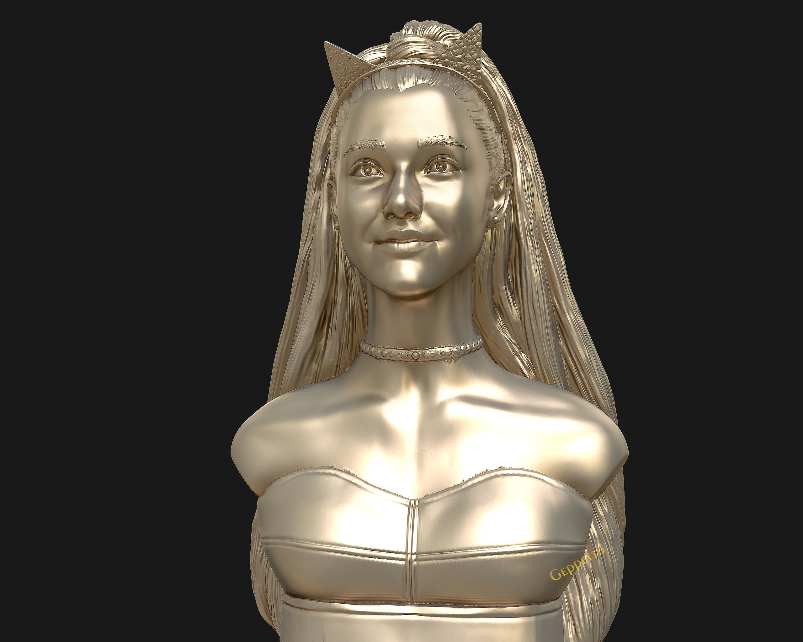 Ariana Grande sculpture Ready to 3D print 3D print model_28