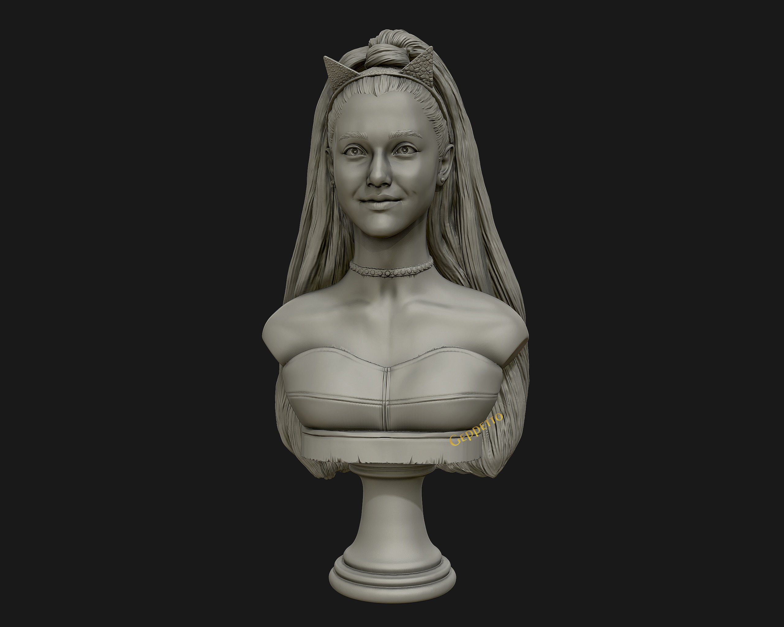 Ariana Grande sculpture Ready to 3D print 3D print model_19