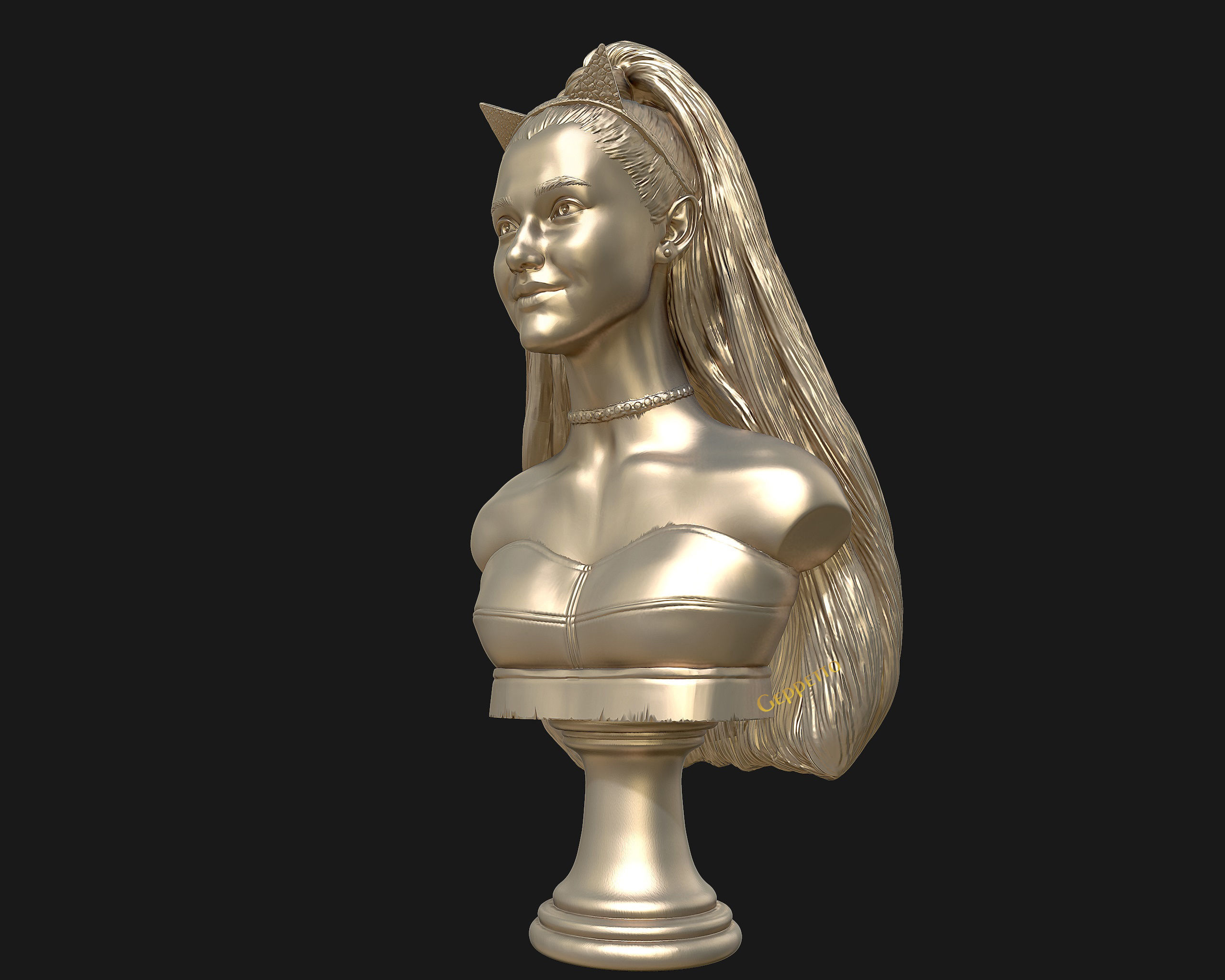 Ariana Grande sculpture Ready to 3D print 3D print model_18