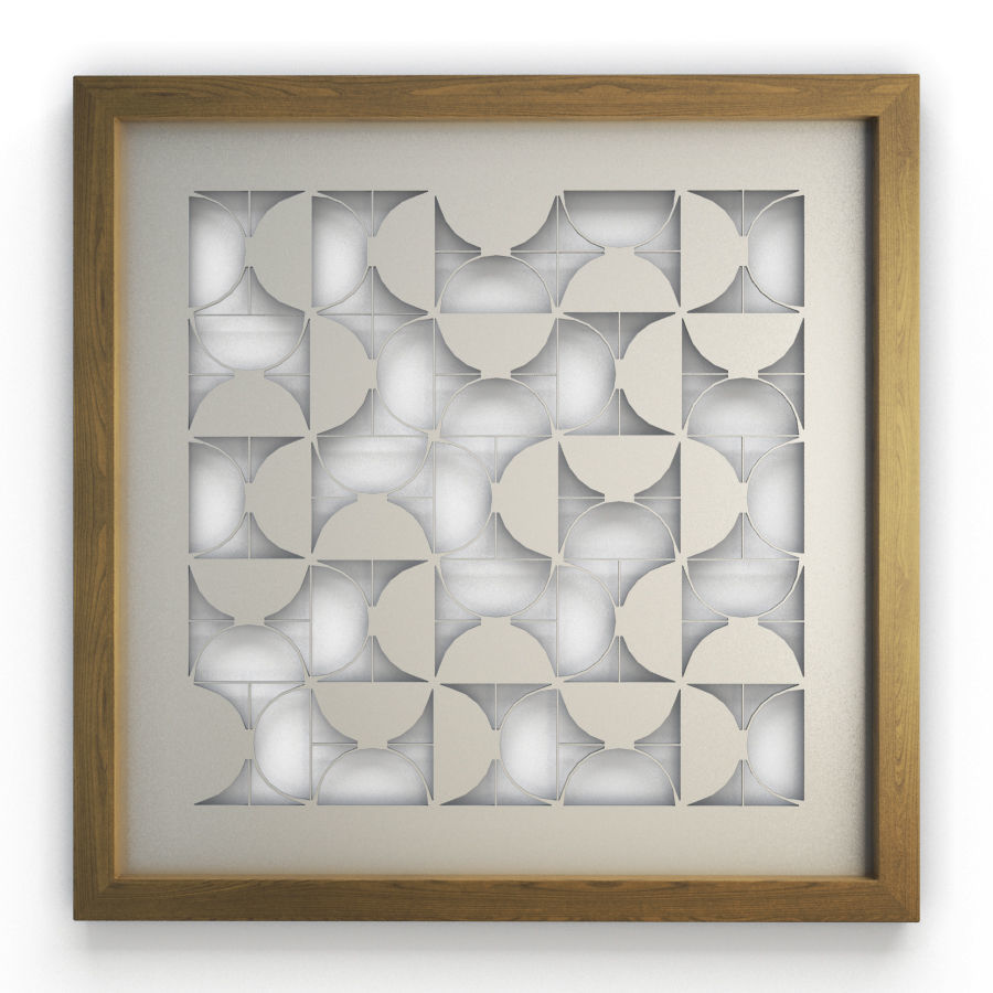 6 Openwork Wall Decoration 3D model_8