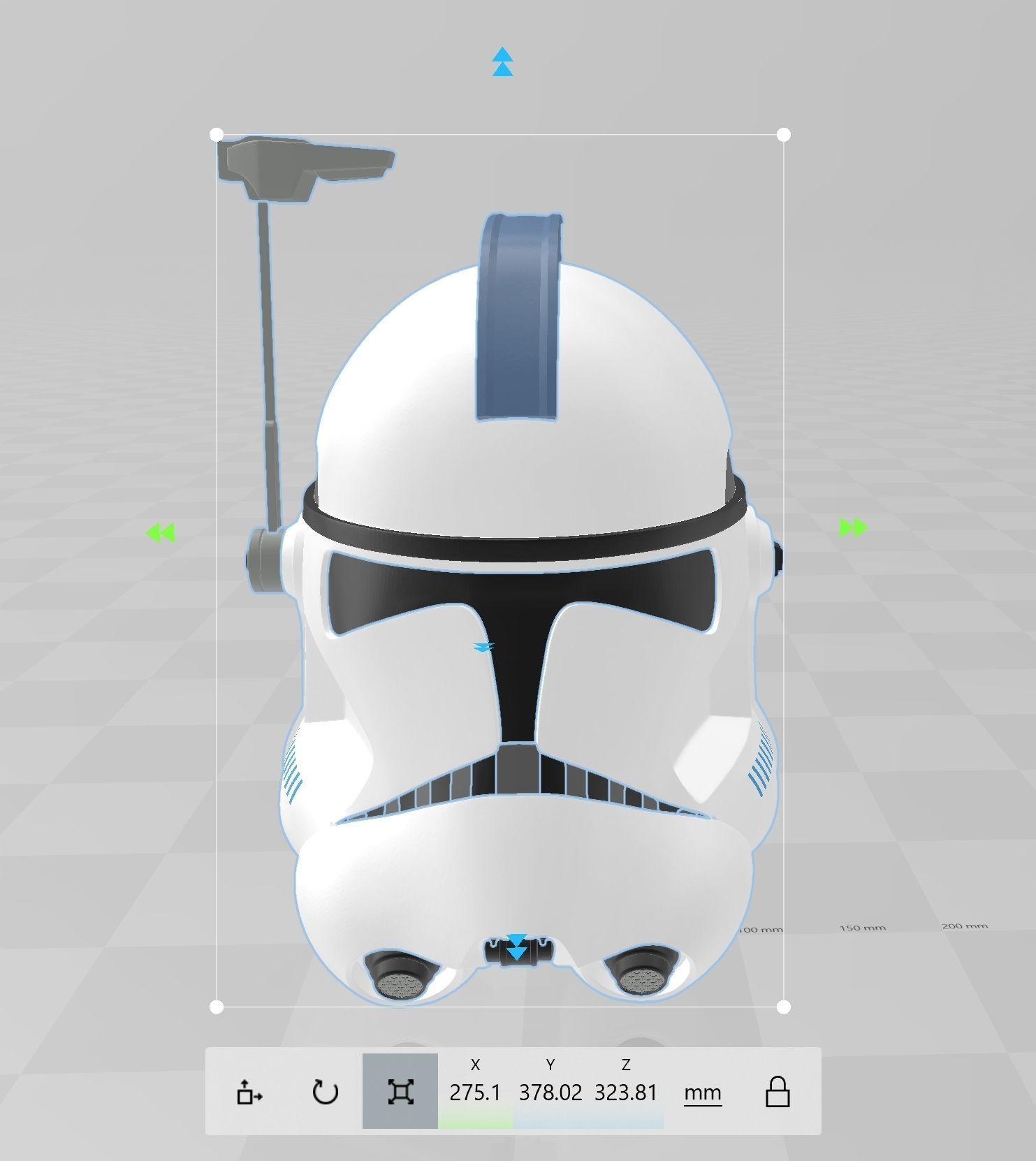 Star Wars Arc Clone Trooper Fives Phase II Helmet 3D print model_8