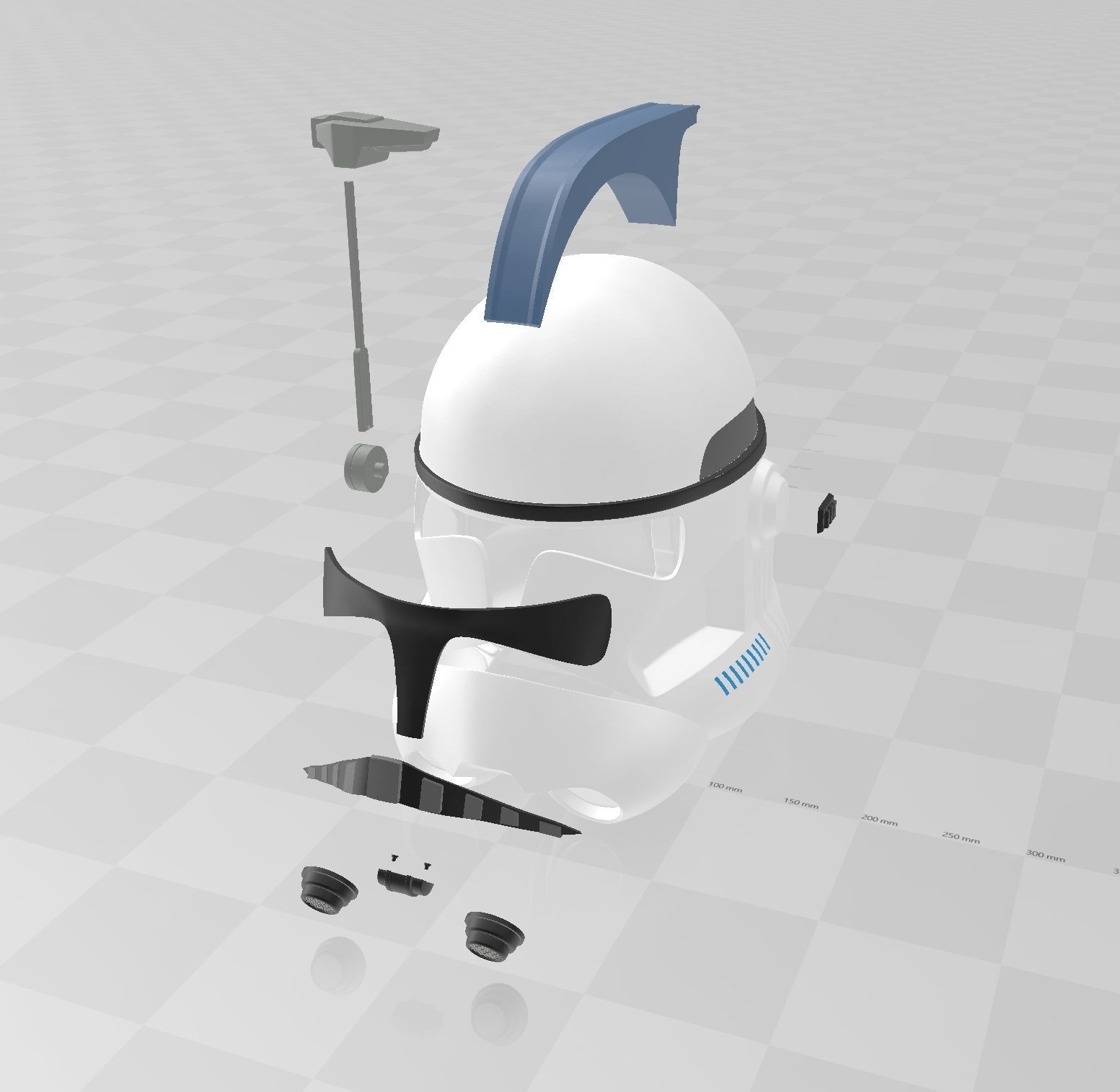 Star Wars Arc Clone Trooper Fives Phase II Helmet 3D print model_9