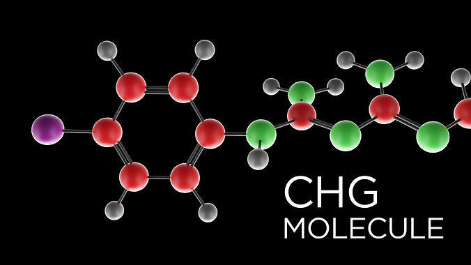 Chlorhexidine Chlorhexidine Gluconate - CHG Antiseptic Molecule 3D model