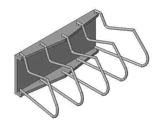 X-RAY RACK APRON  WALL MOUNTED CLOTH HOOK 