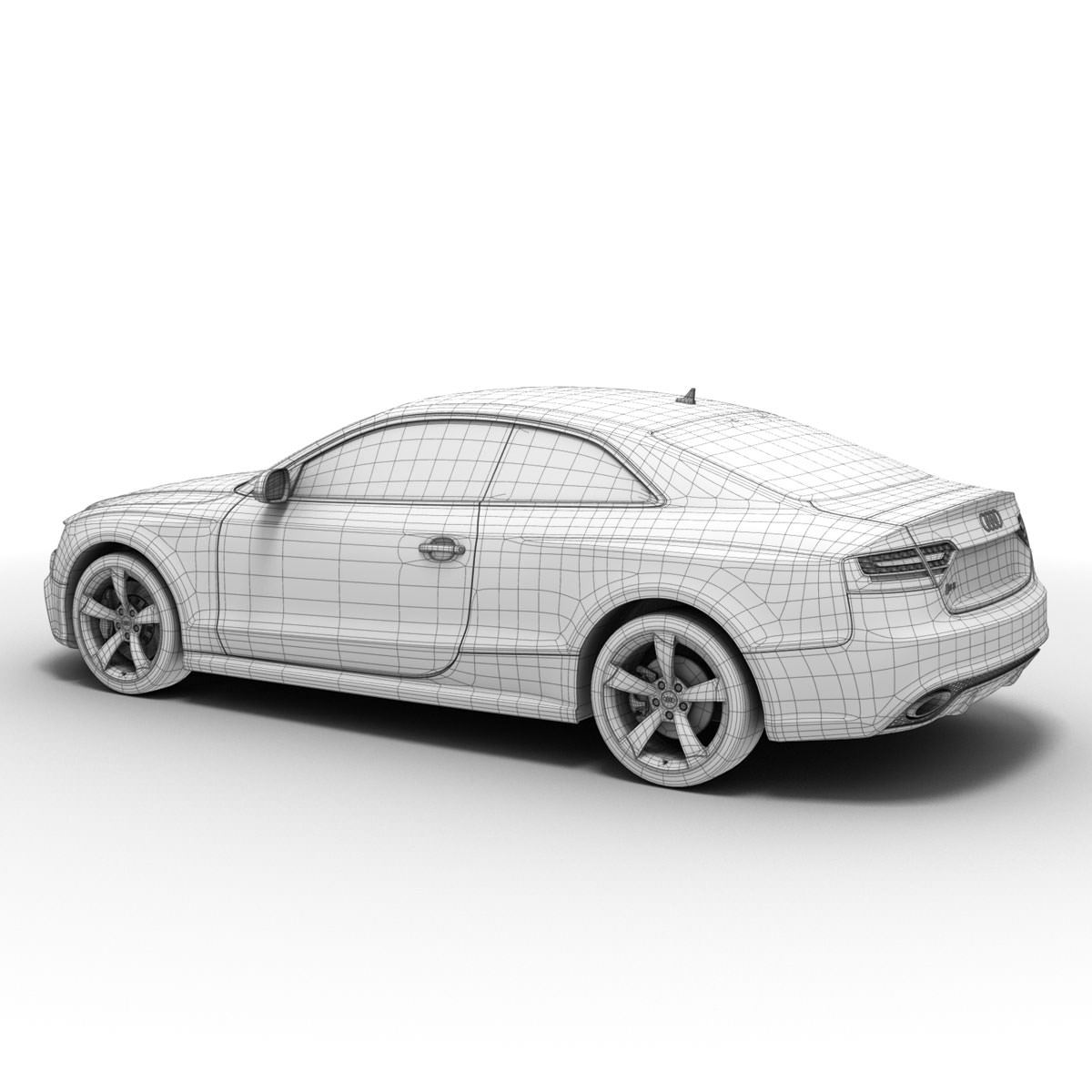 Audi RS5 2010 3D model_11