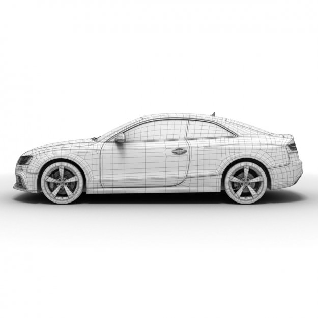 Audi RS5 2010 3D model_9