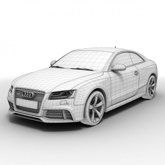 Audi RS5 2010 3D model_6