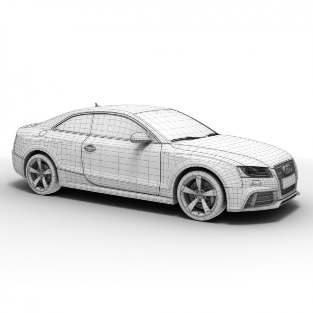 Audi RS5 2010 3D model_10