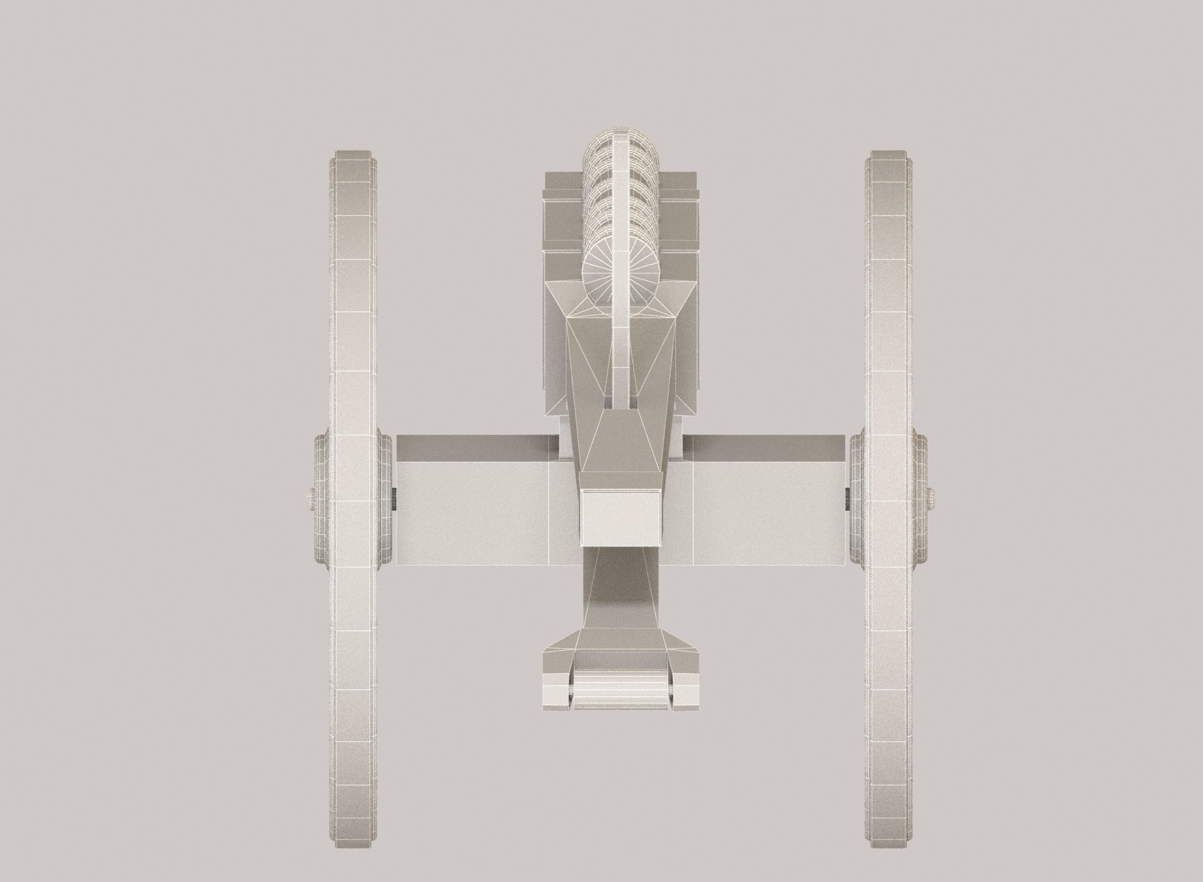 Medieval cannon Low-poly 3D model_29