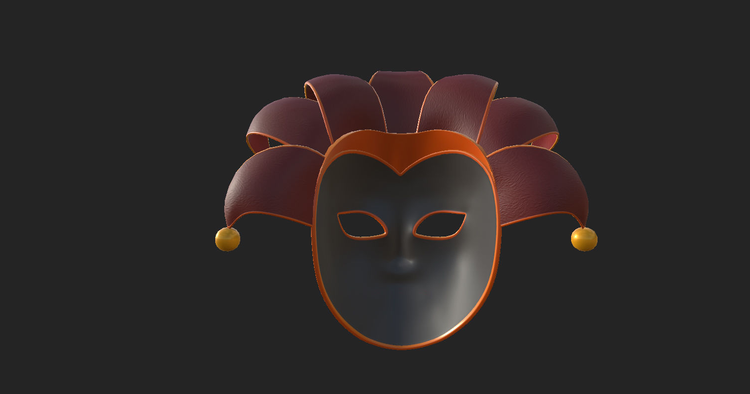 Venetian Mask 3D model_17