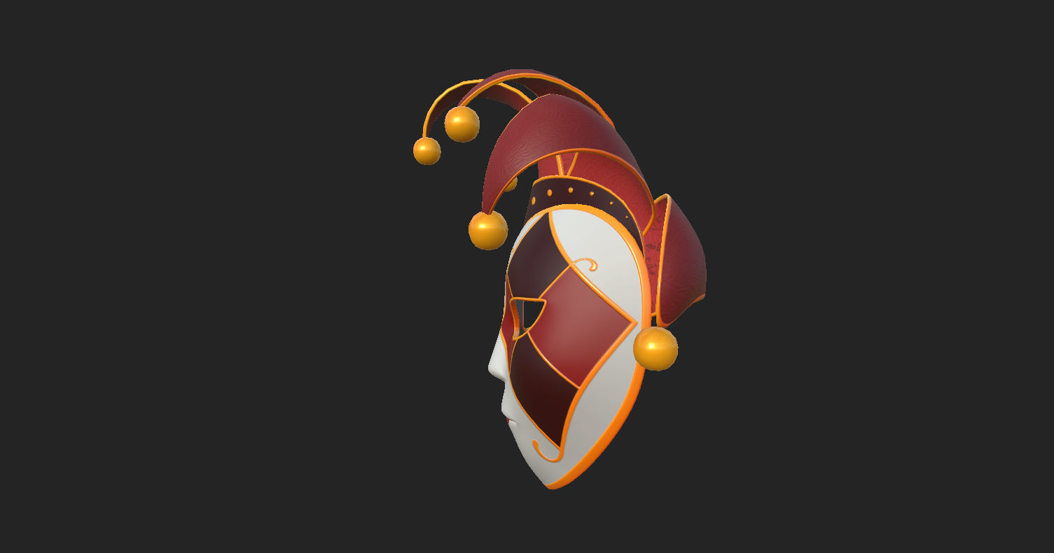 Venetian Mask 3D model_19