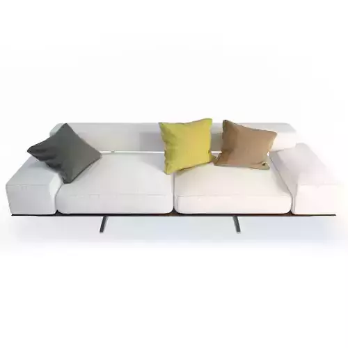 Wing 2 Seaters Sofa Flexform