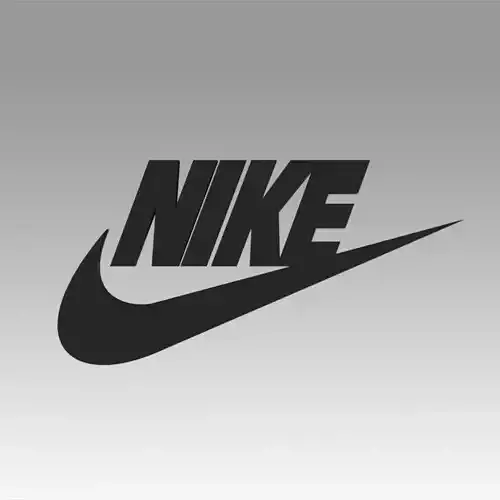 Nike logo 3D model