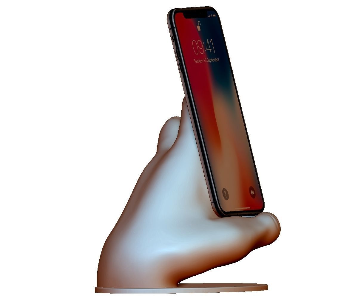 Phone holder stand 3Dprintable model for any smartphone 3D print model_5