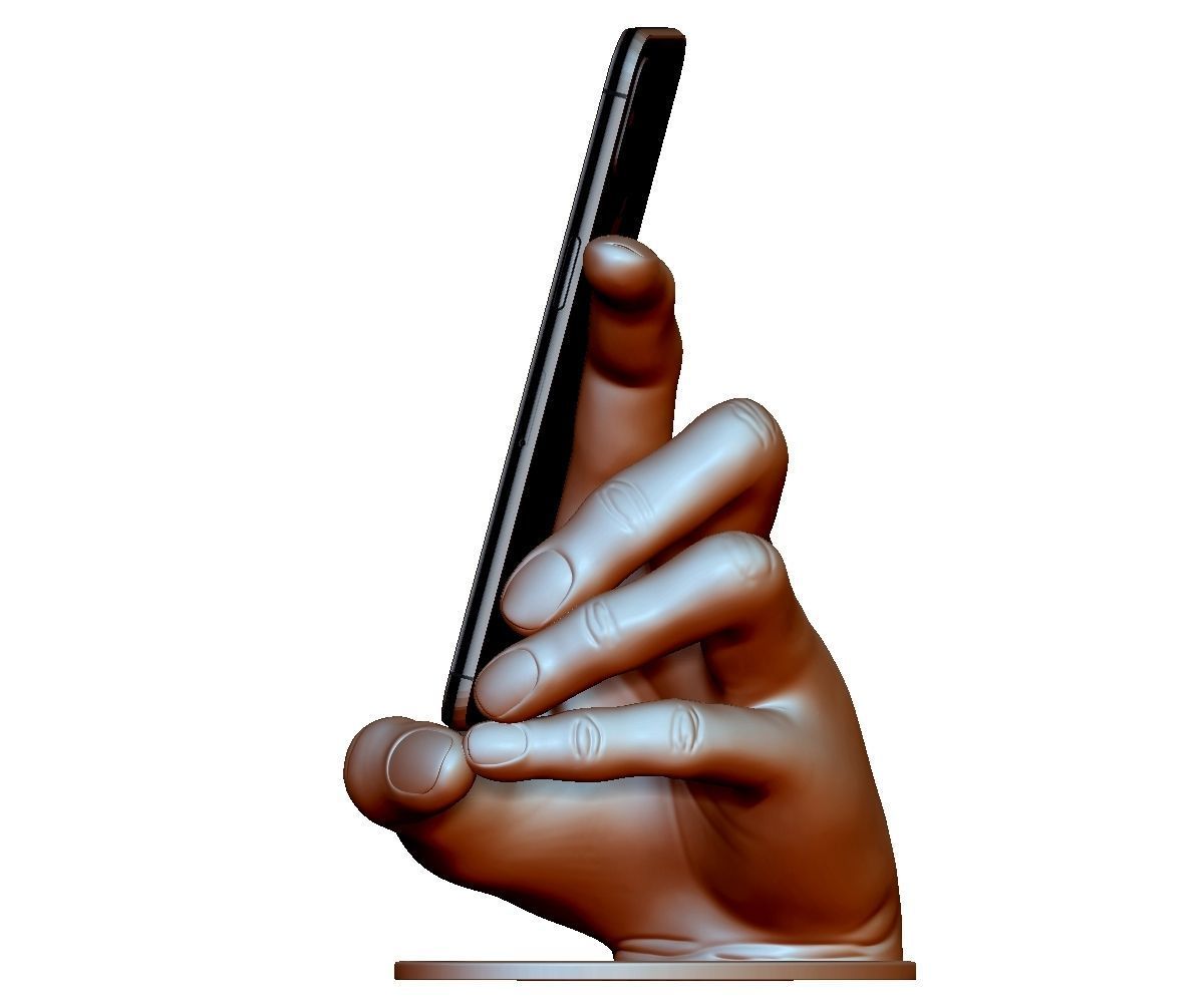Phone holder stand 3Dprintable model for any smartphone 3D print model_22
