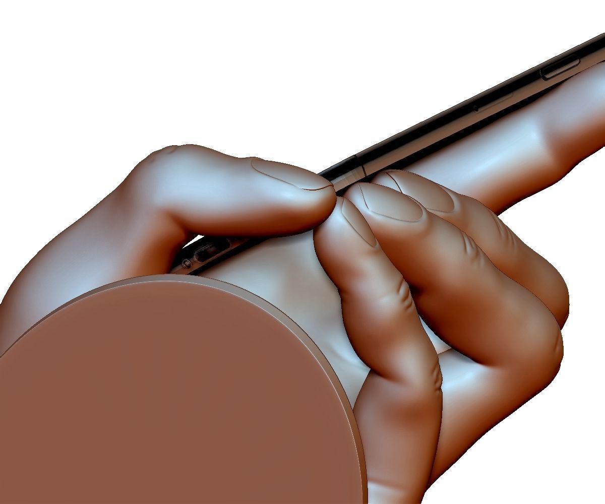 Phone holder stand 3Dprintable model for any smartphone 3D print model_14