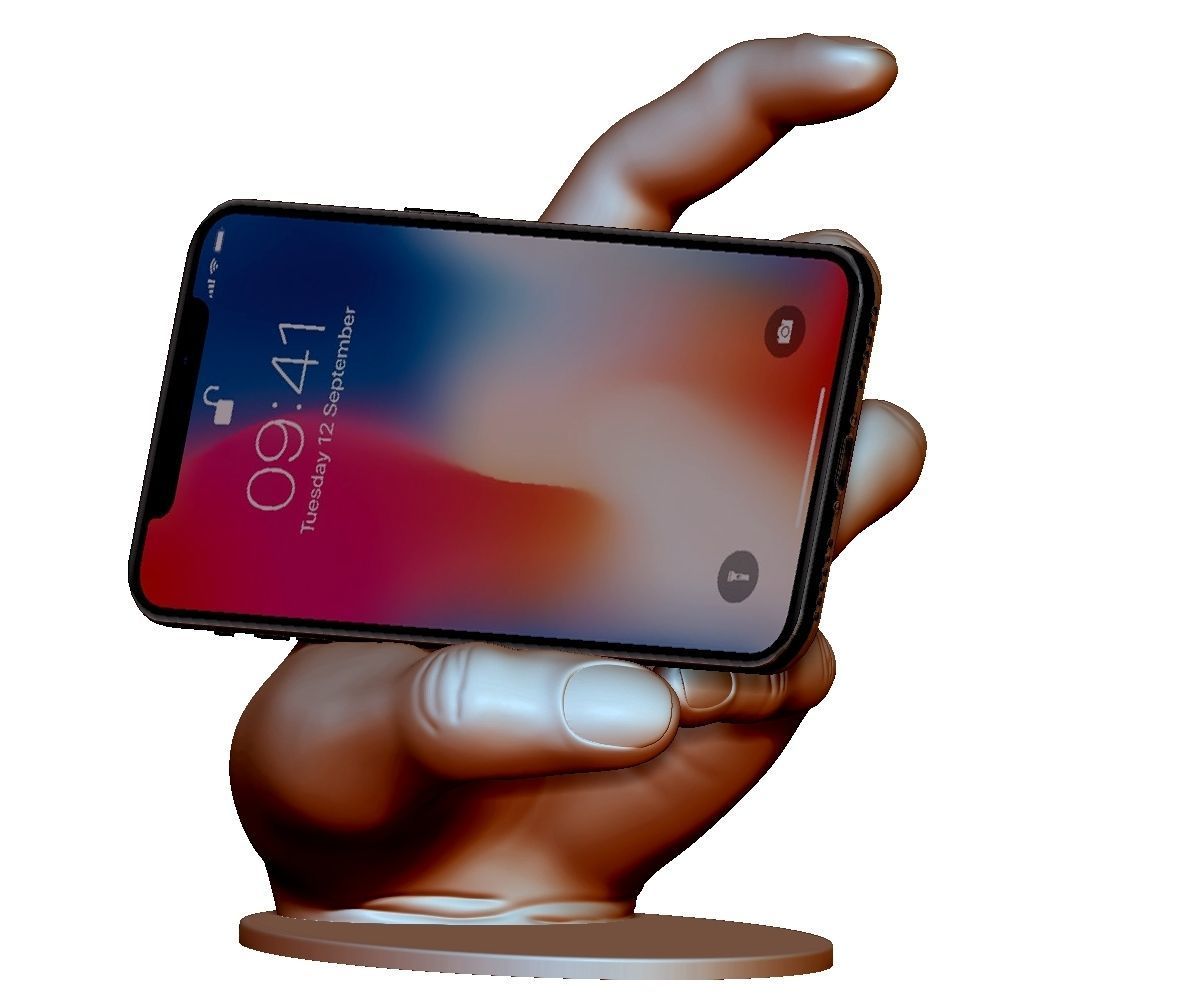 Phone holder stand 3Dprintable model for any smartphone 3D print model_13