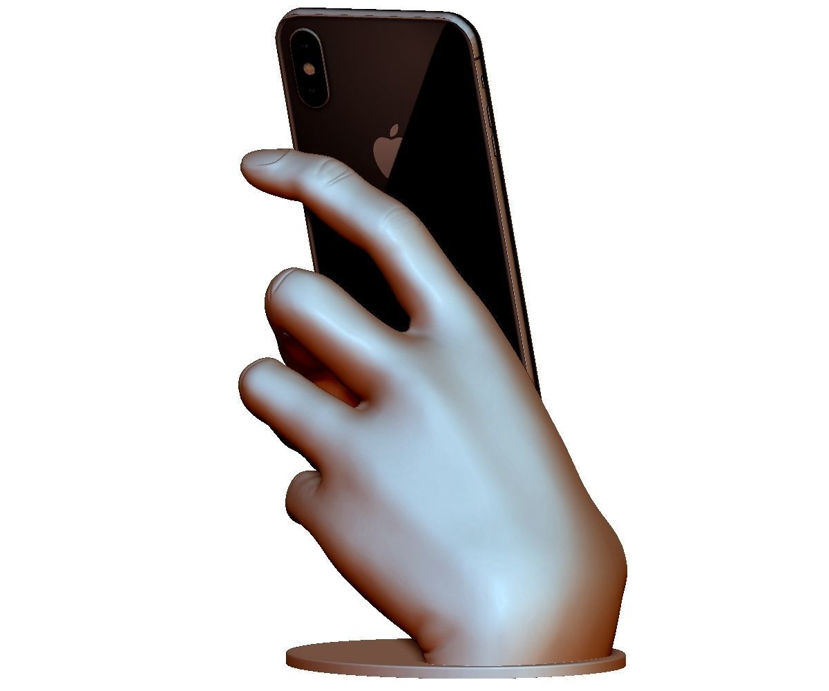 Phone holder stand 3Dprintable model for any smartphone 3D print model_4