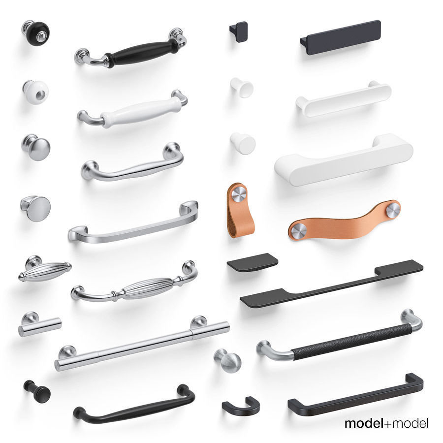 Handles set 3D model