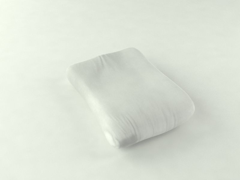 Pillow Low-poly 3D model_2