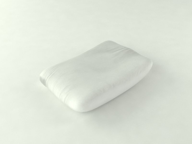 Pillow Low-poly 3D model_3