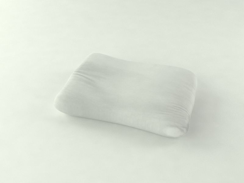 Pillow Low-poly 3D model_1
