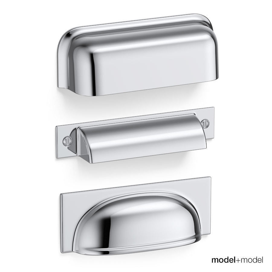 Knobs and cup handles set 3D model_6