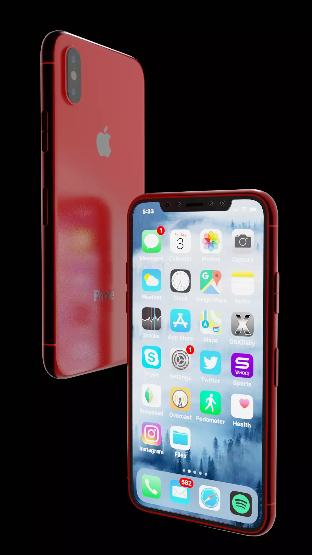 Iphone X by Fahim Muntasir Free 3D model_0