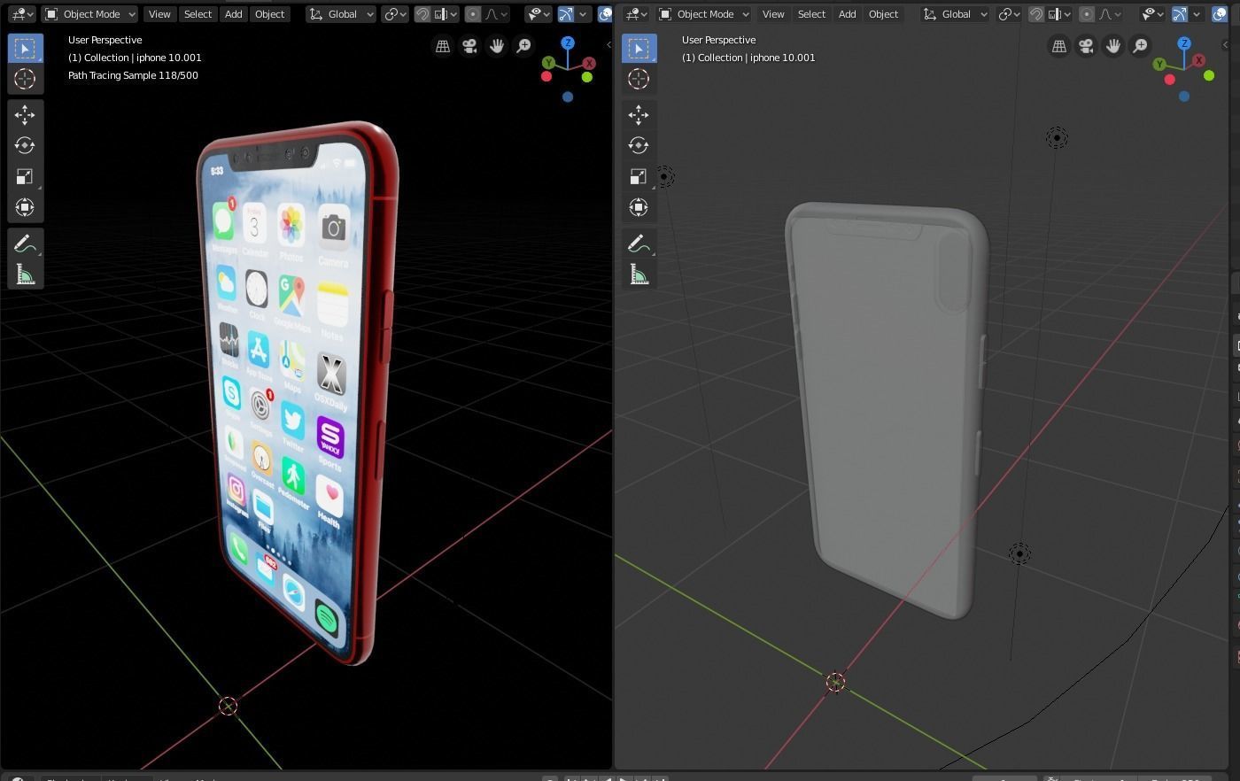 Iphone X by Fahim Muntasir Free 3D model_3