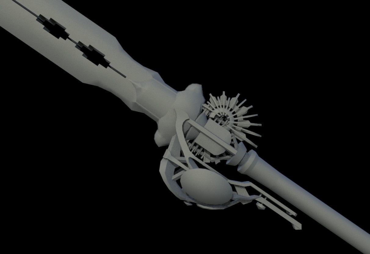 Final Fantasy XV FFXV enhancer sword 3D print model_1