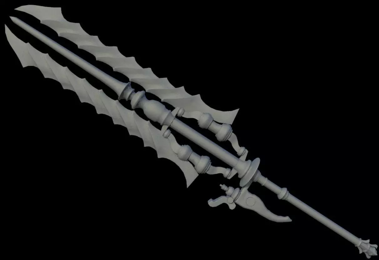 Final Fantasy XV FFXV blade of brennaere greatsword 3D model 3D