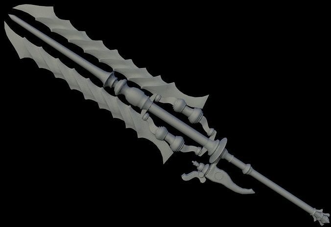 Final Fantasy XV FFXV blade of brennaere greatsword 3D print model