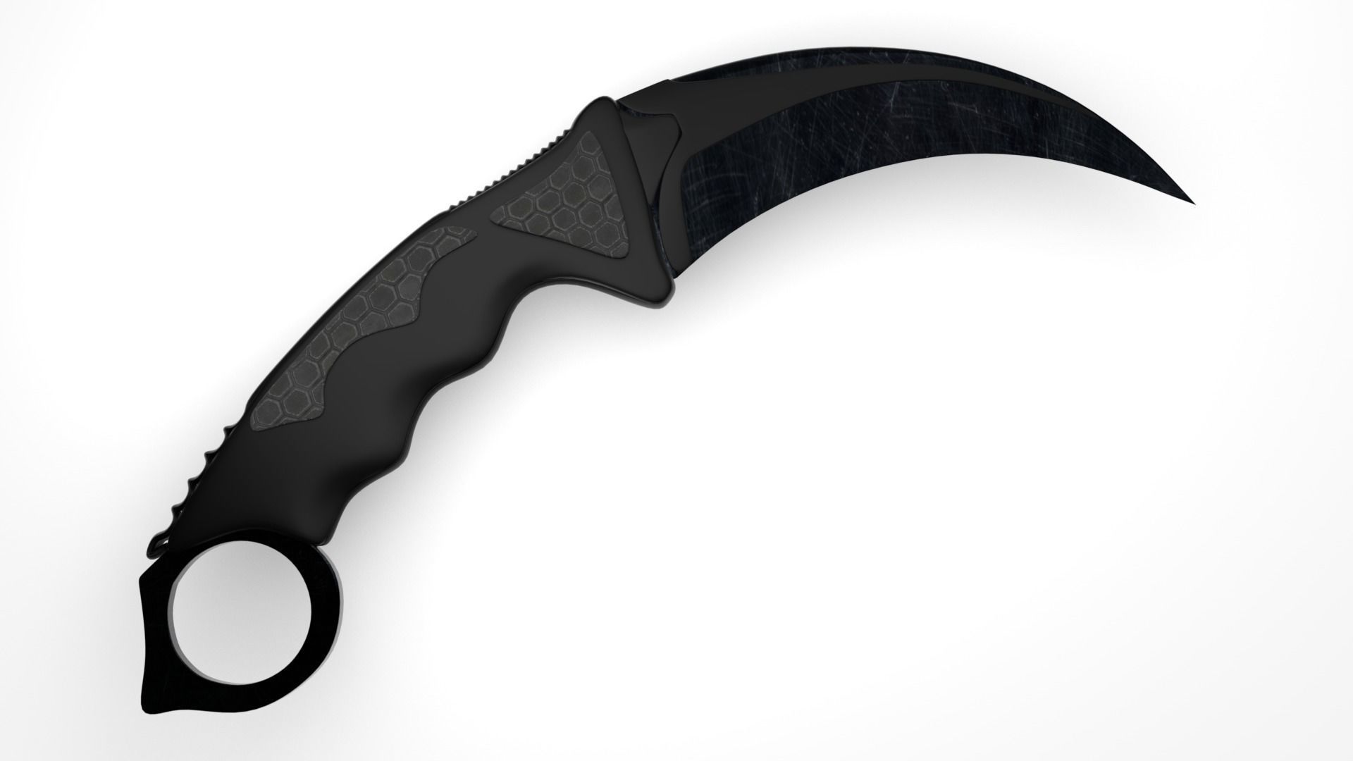Karambit knife Free 3D model_2