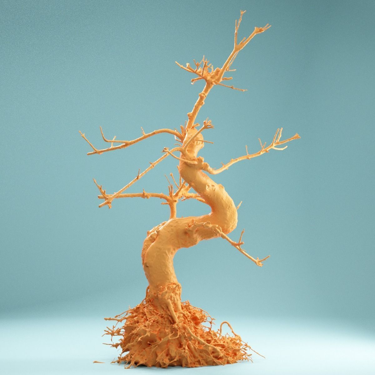 9 RAW SCAN Dead Bonsai Tree High Poly 3D Model Collection_14