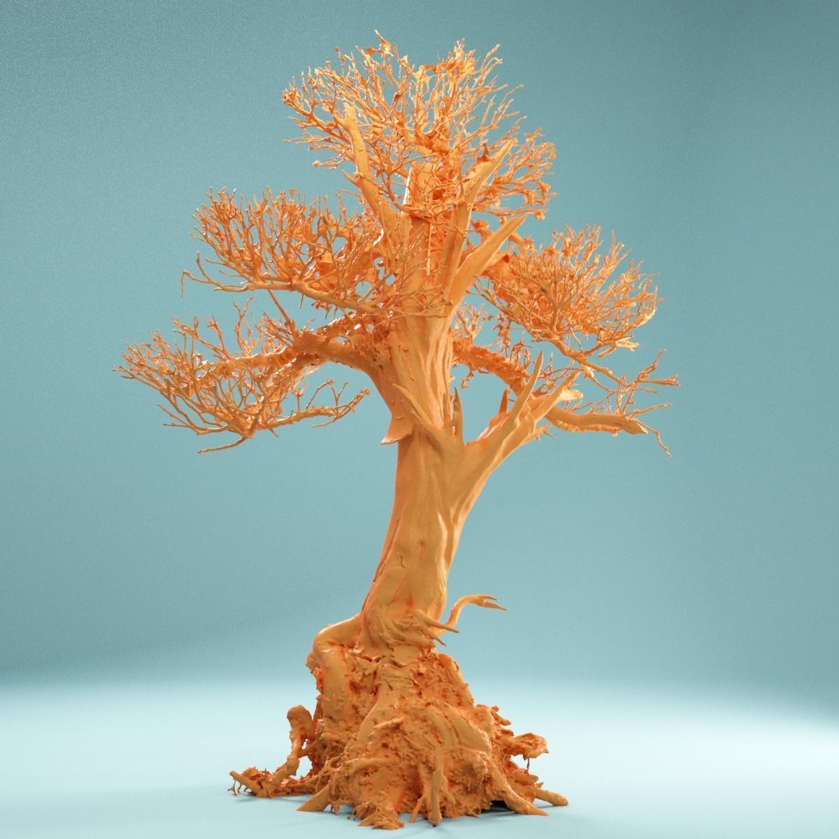 9 RAW SCAN Dead Bonsai Tree High Poly 3D Model Collection_6