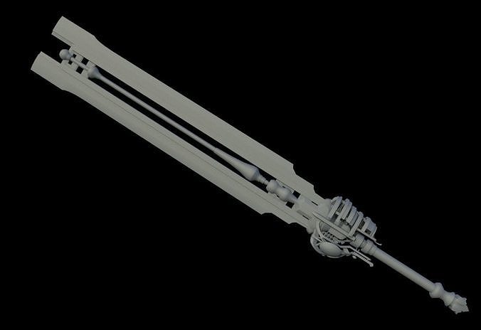Final Fantasy XV FFXV iron duke greatsword 3D print model
