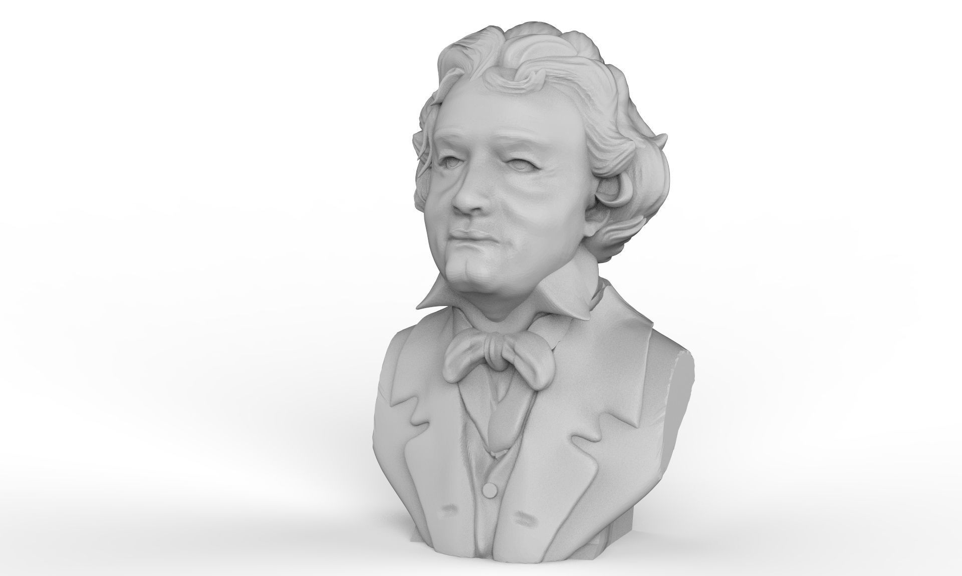 Ludwig van Beethoven Bust 3D print model_1